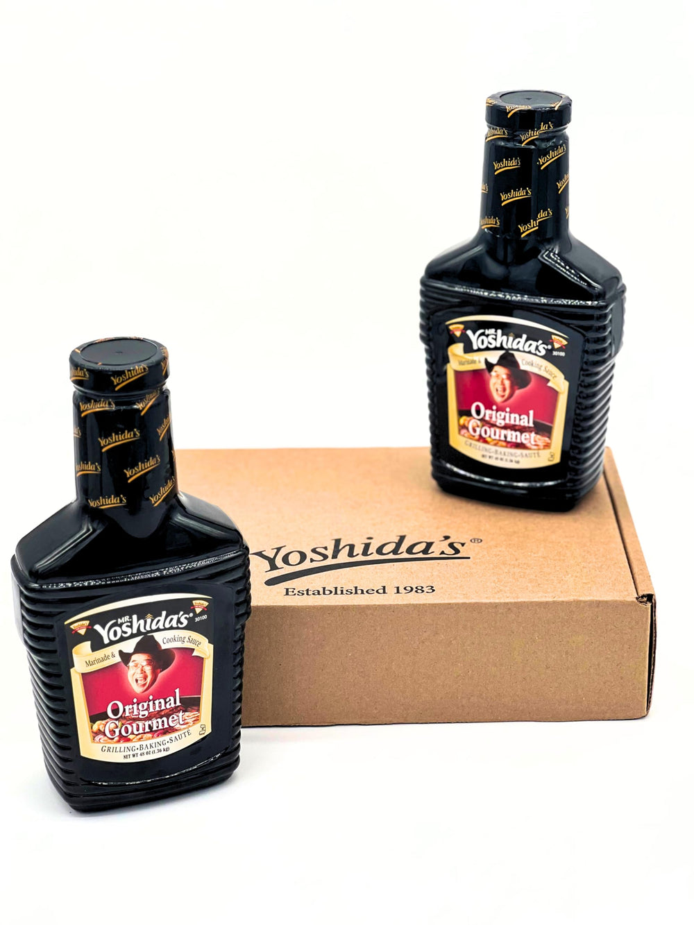 Two-bottle pack from Mr. Yoshida's, handy and resealable.