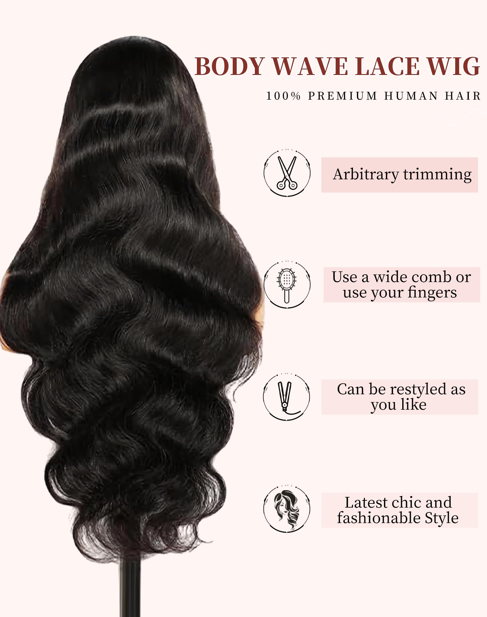 MrBoyce natural hairline and baby hairs for a realistic look