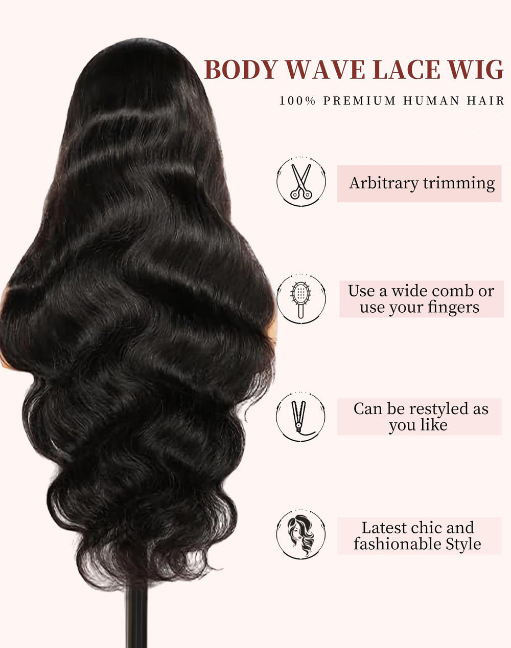 MrBoyce natural hairline and baby hairs for a realistic look