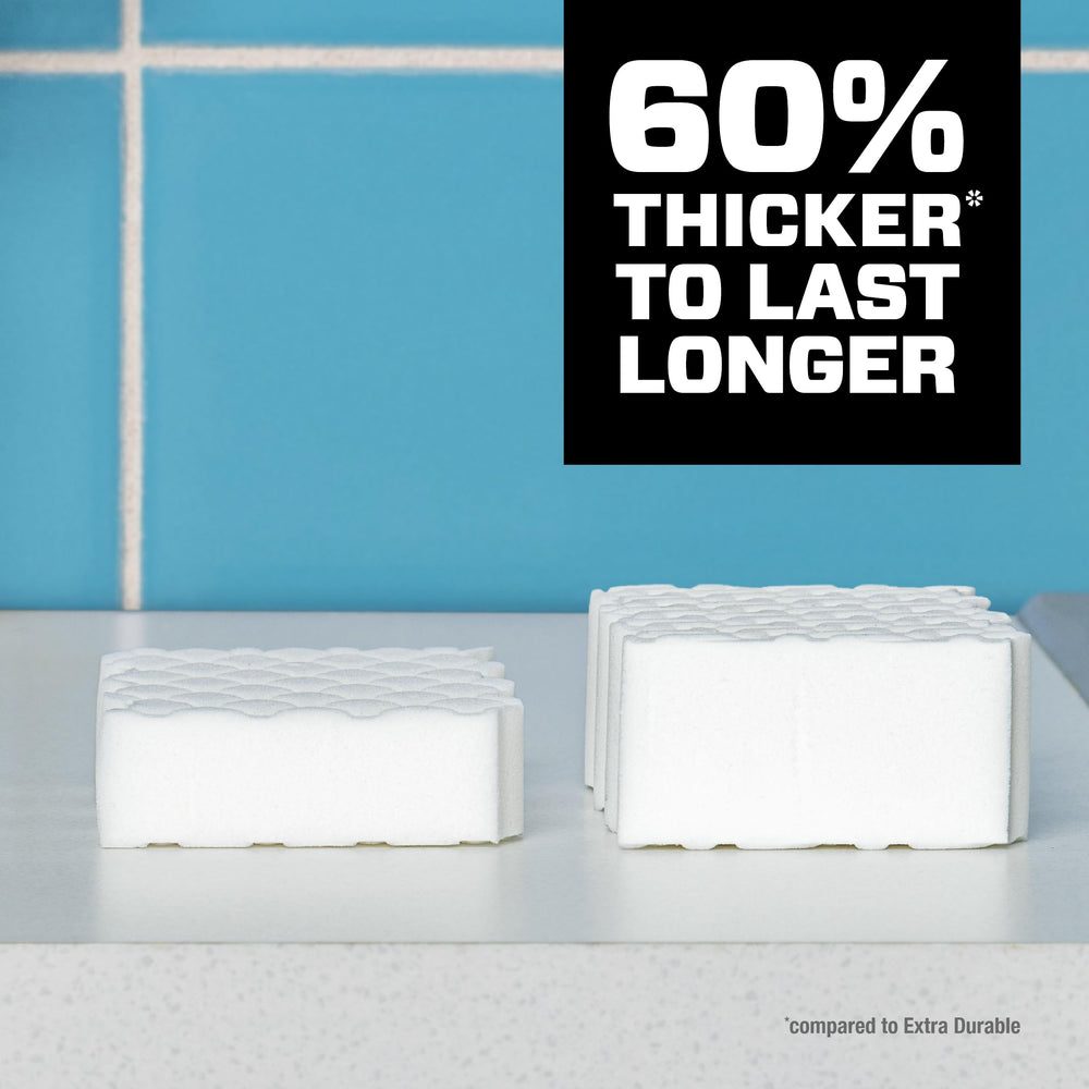 Mr. Clean Magic Eraser Ultra Thick cleans greasy kitchen stovetops effectively