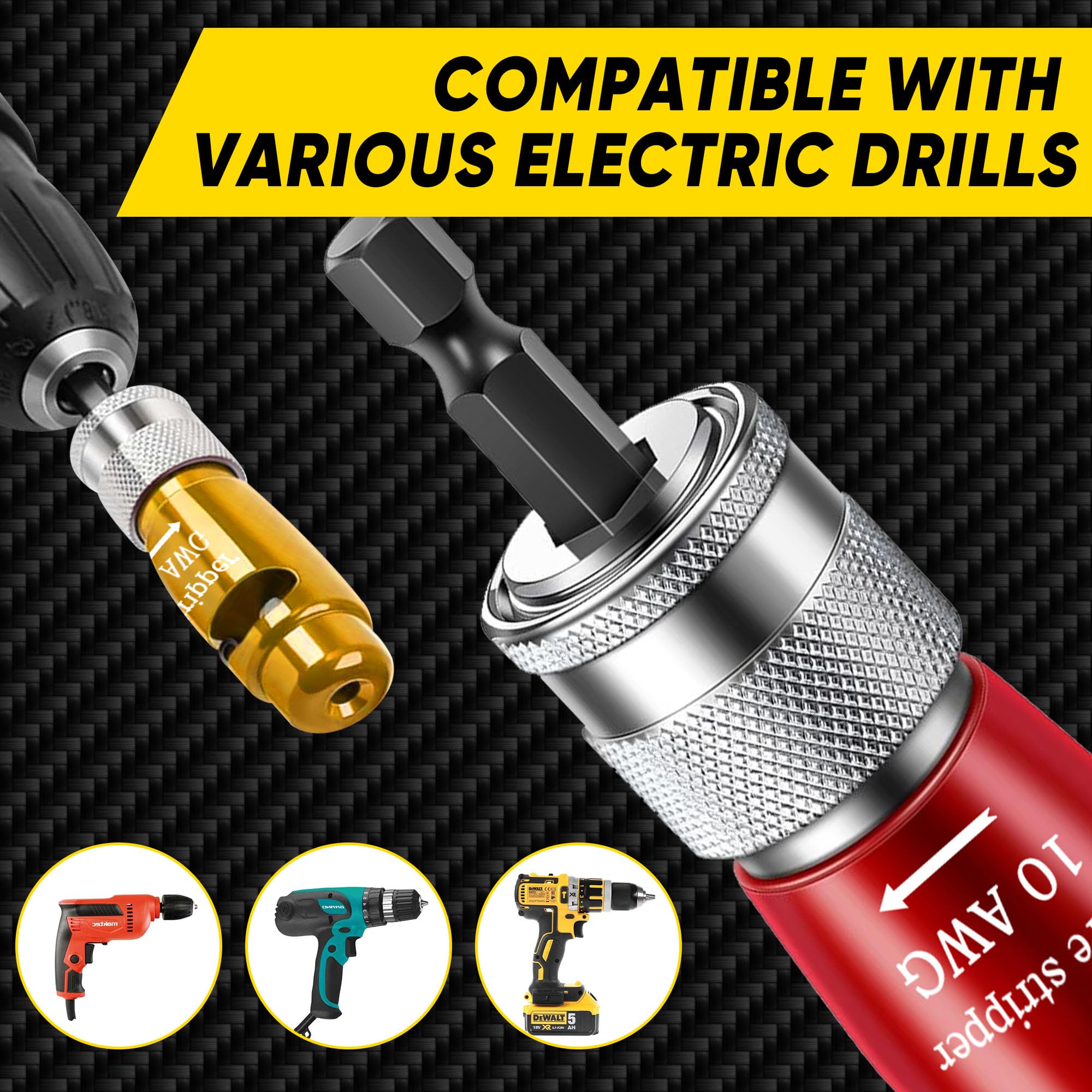 Mriykio professional electrician tools set ready for splicing