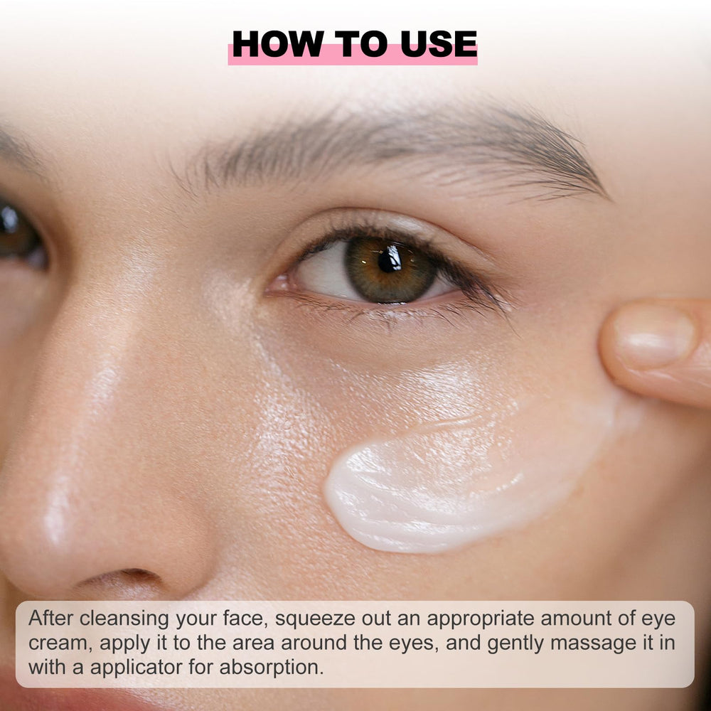 Mrlilei beauty eye cream shown for day and night skincare routine