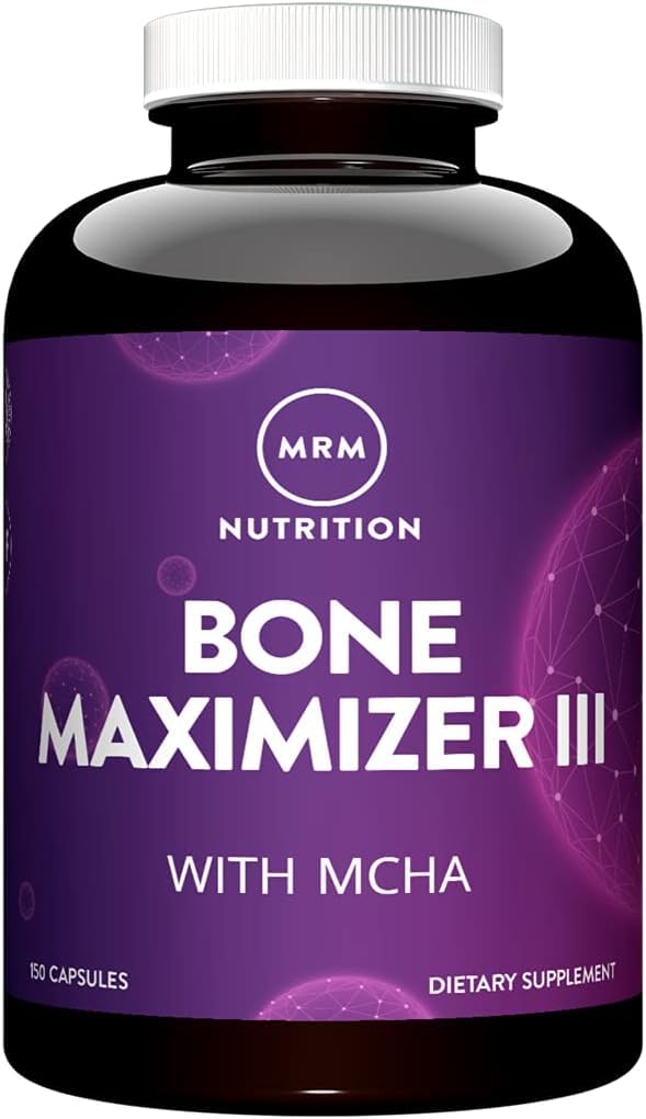 MRM Bone Maximizer III dosage scoop showing serving size