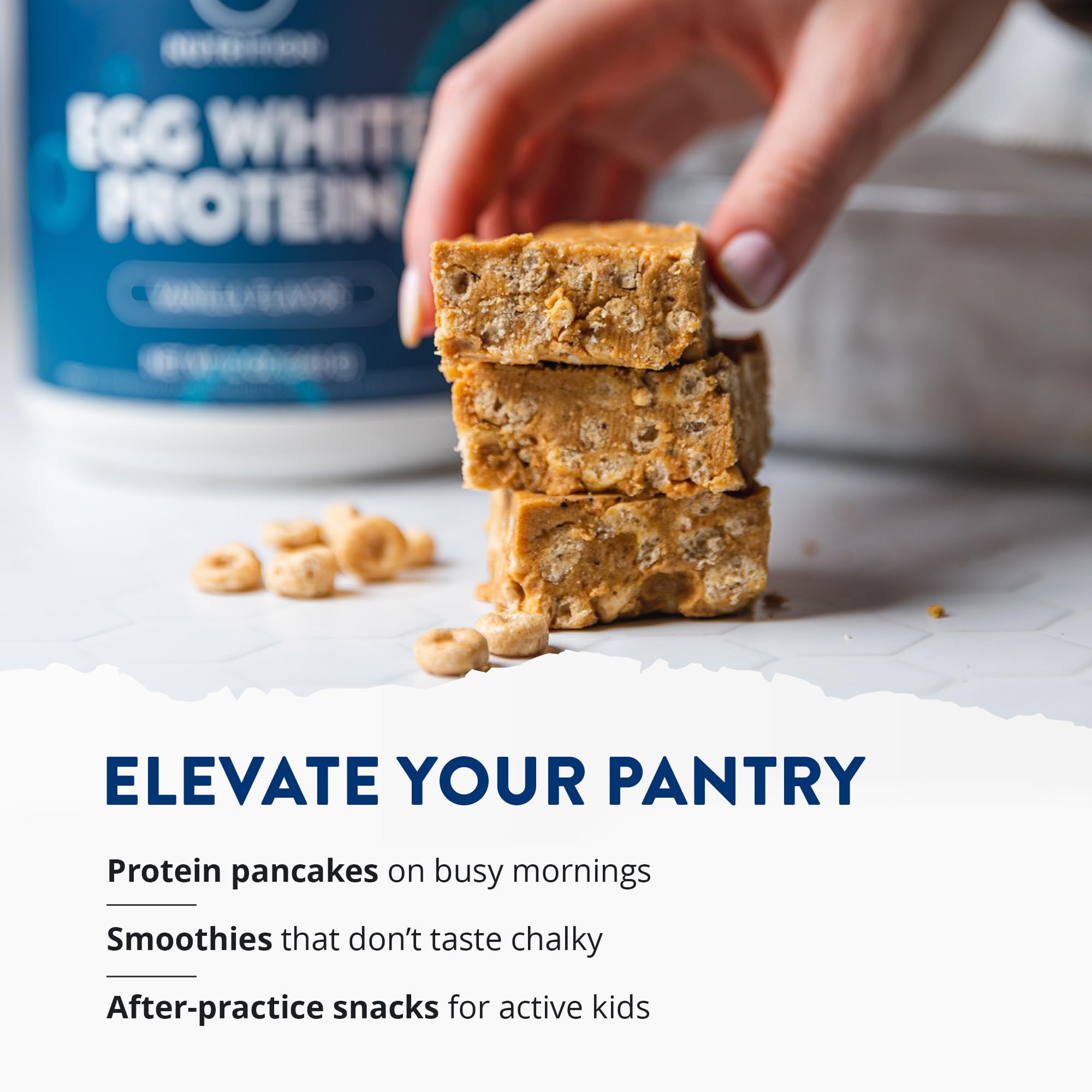 MRM egg white protein vanilla baking use for protein-rich treats.