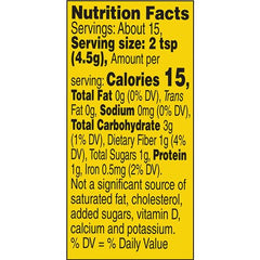 Close-up of herbs on Mrs. Dash salt-free blend highlights natural spices.