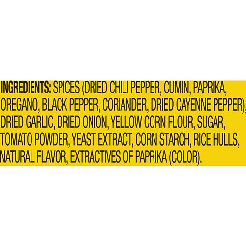 Mrs. Dash salt-free blend pours smoothly for quick taco night.