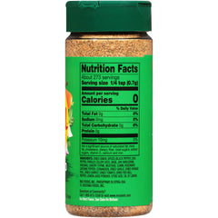 Mrs. Dash table blend ingredients close-up showing cayenne, garlic, orange peel for citrus-herb notes
