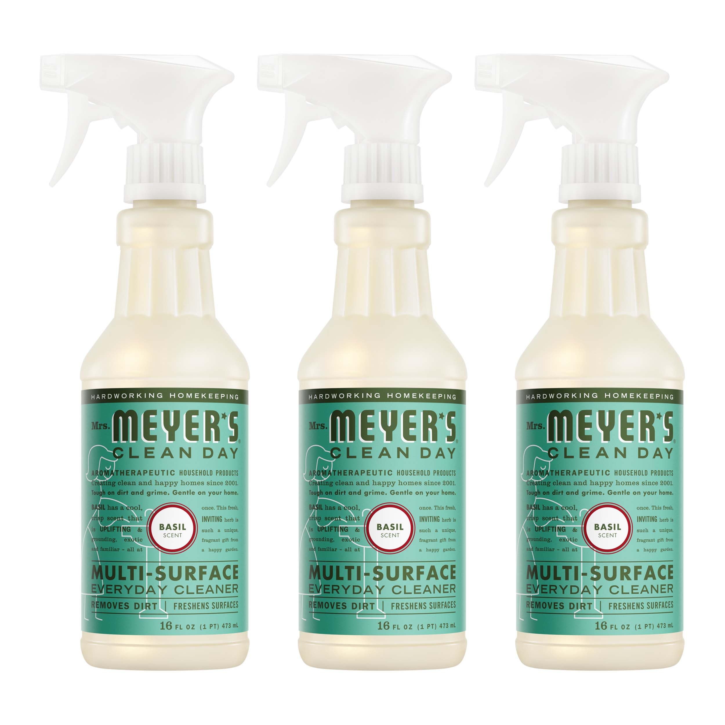 Mrs. Meyer's Clean Day basil-scent bottle for quick, garden-fresh cleanups.