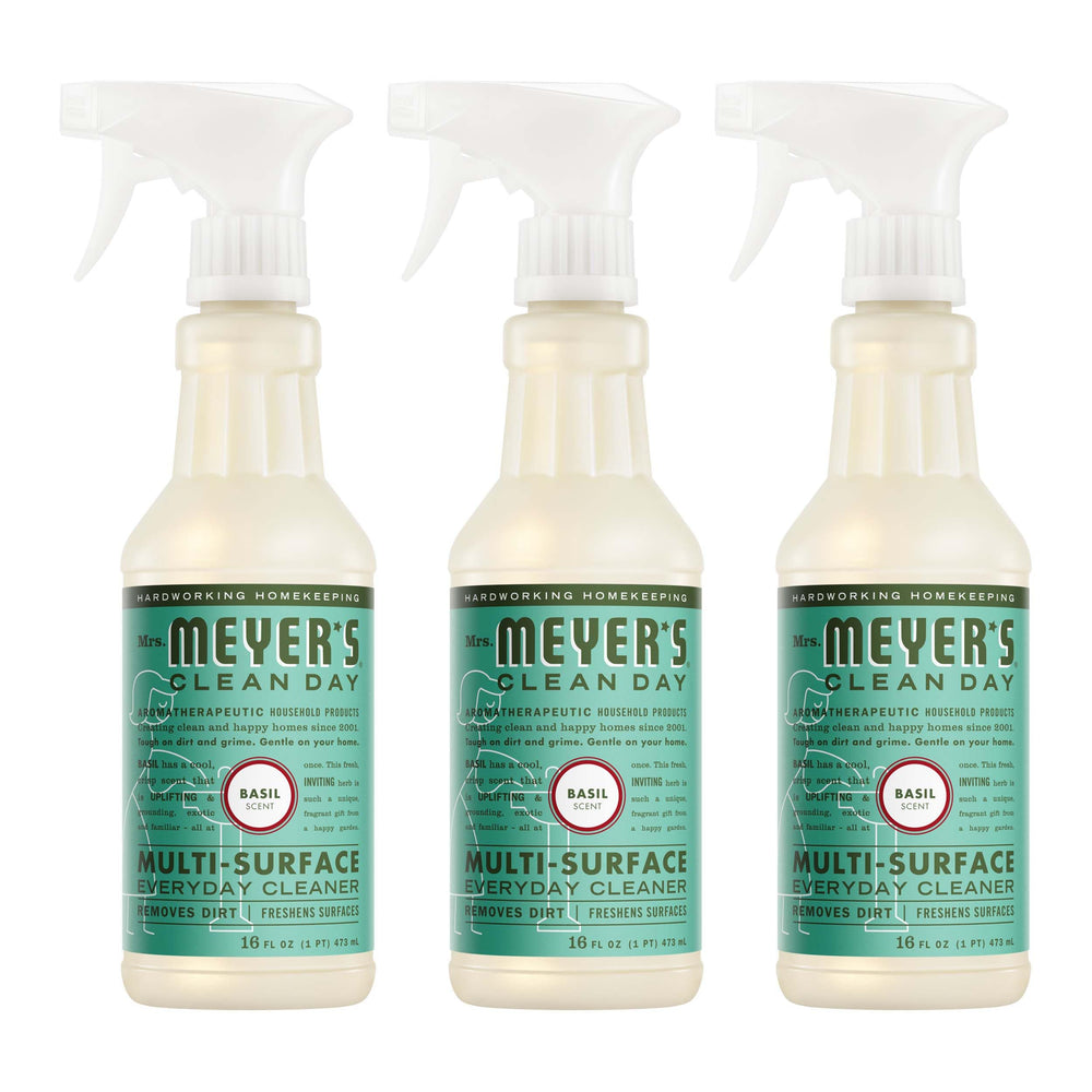 Mrs. Meyer's Clean Day basil-scent bottle for quick, garden-fresh cleanups.