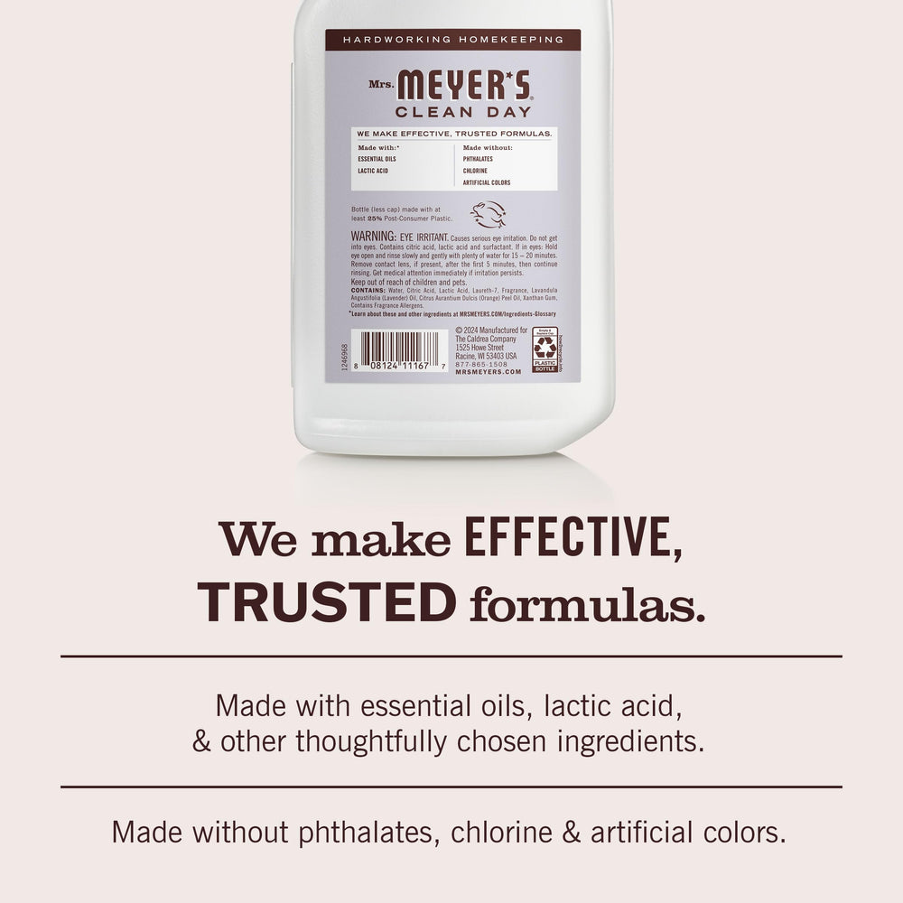 Bathroom scene with Lavender evokes a fresh, floral scent after cleaning.
