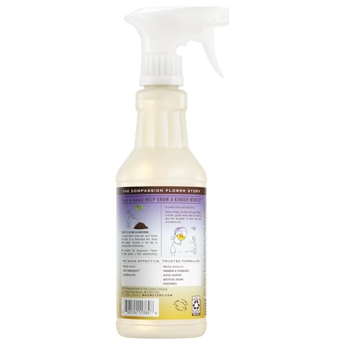 Mrs. Meyer's Clean Day Compassion Flower spray nozzle in use.
