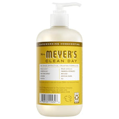 Close-up of Daisy hand soap lather on hands, highlighting softening cleanliness.