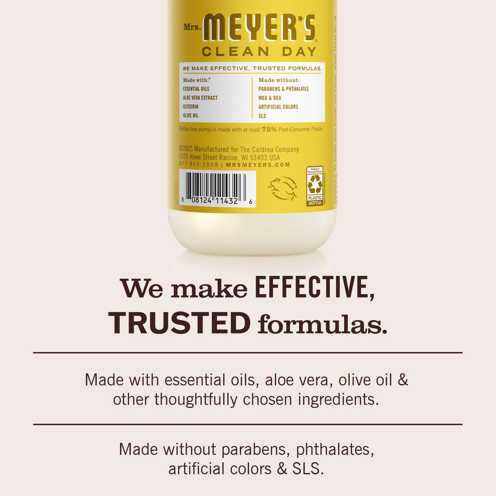 Mrs. Meyer's three-pack keeps hands clean throughout the week.