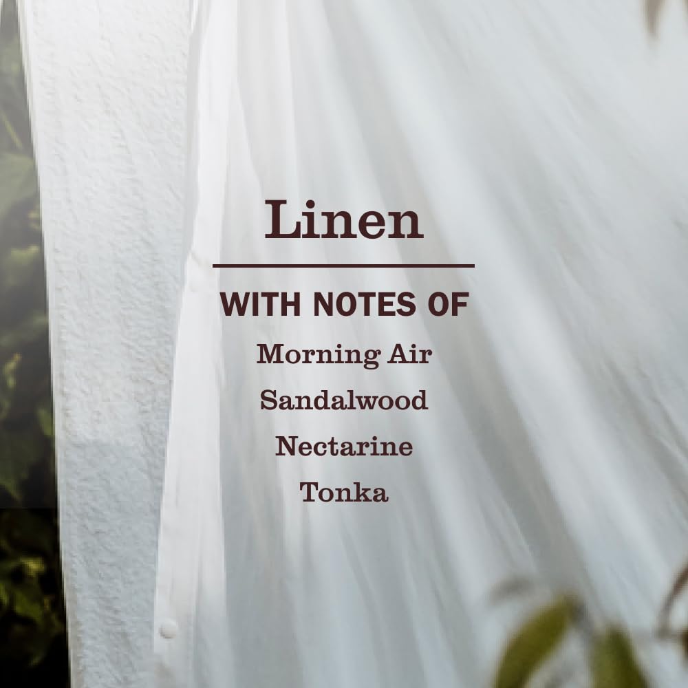 Mrs. Meyer's Clean Day Fabric Freshener in a closet refreshes linens.