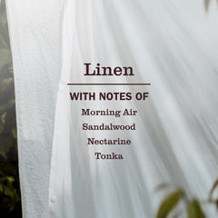 Mrs. Meyer's Clean Day Fabric Freshener in a closet refreshes linens.