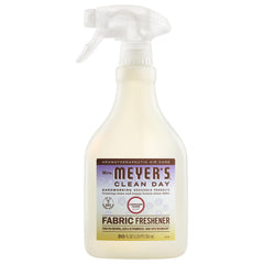 MRS. MEYER'S Clean Day Fabric Freshener bottle with Compassion Flower scent refreshes fabrics.