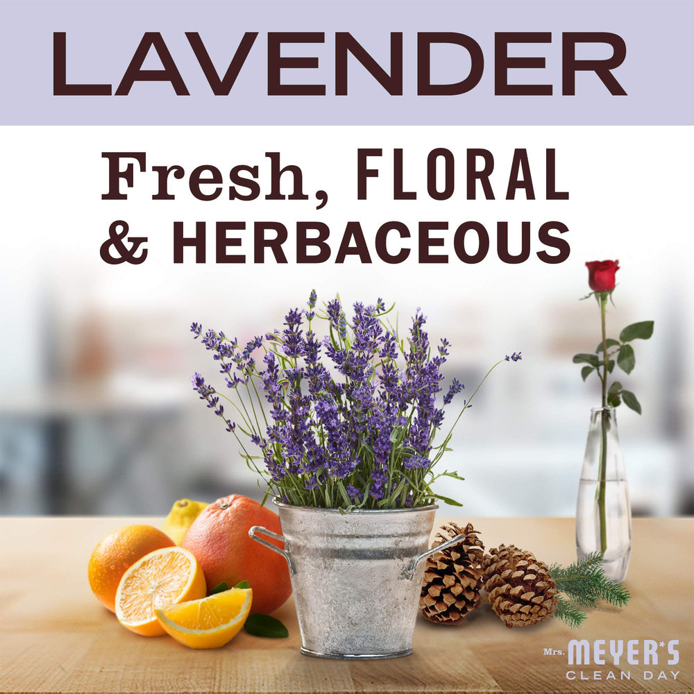 Non-greasy texture of Mrs. Meyer's Lavender Hand Lotion on skin