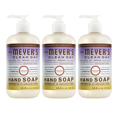 Mrs Meyer's Clean Day Compassion Flower bottle for gentle cleansing and moisturized hands.