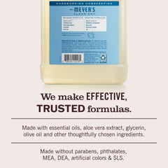 Mrs. Meyer’s Clean Day refill packaging emphasizes waste reducing convenience