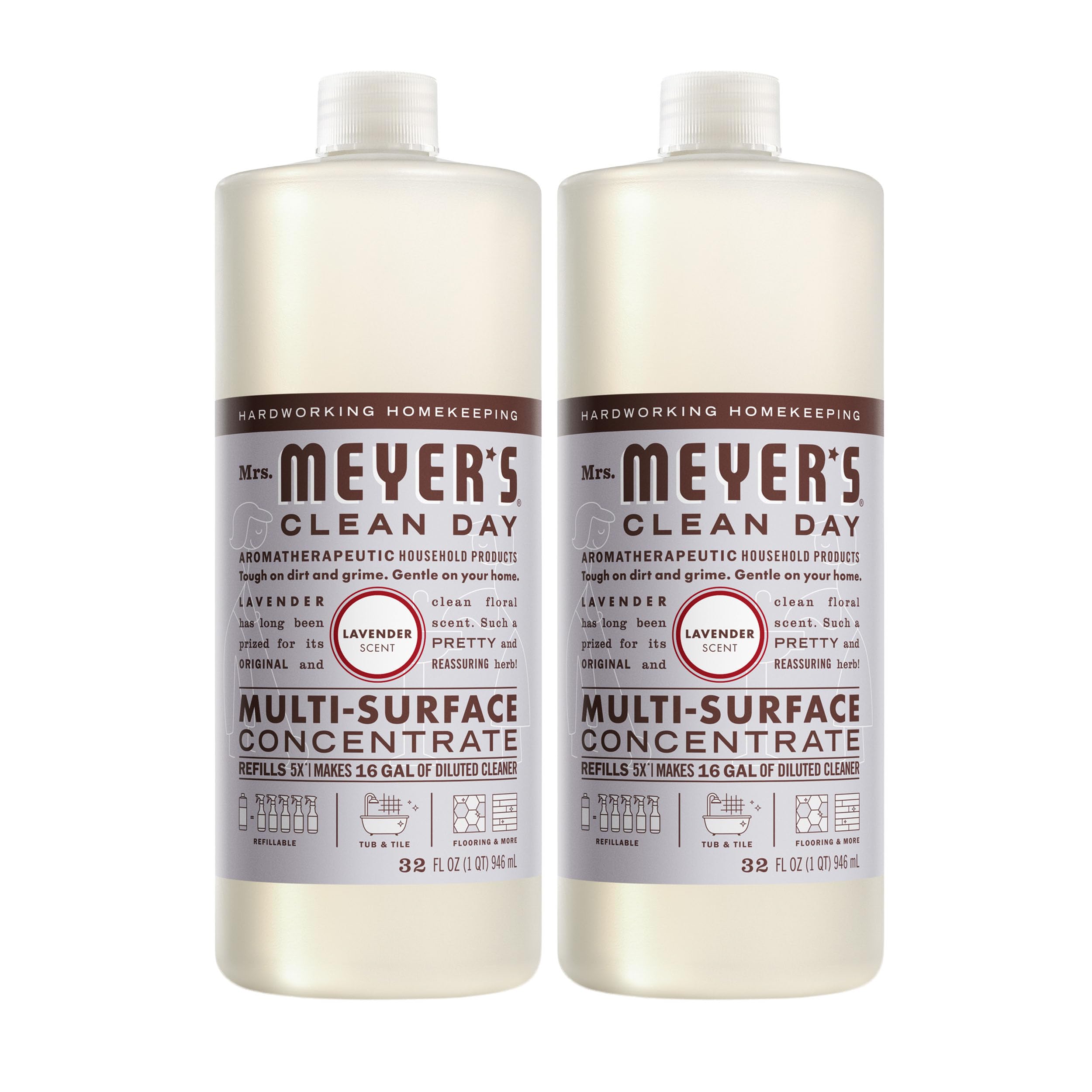 Mrs. Meyer's Clean Day Lavender multi-surface bottle for versatile cleaning