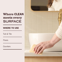 Mrs. Meyer's Clean Day multi-surface in action on kitchen counters