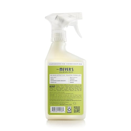 Mrs. Meyer's Vinegar Gel cleans showers for a bright, streak-free surface.
