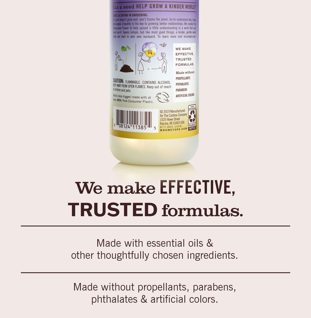 Garden-inspired Compassion Flower scent brightens living areas during everyday moments.
