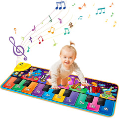 MR.TN Kids musical piano mat with 25 sounds for playful exploration