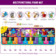 MR.TN dual-mode piano mat offering melodies and instrument exploration