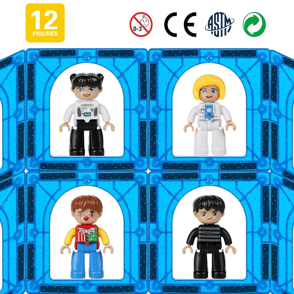 Mruikeny figures are easy to assemble and take apart for quick redesigns.