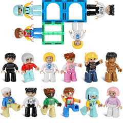 Mruikeny 3-inch large magnetic figures set for interactive storytelling and building.