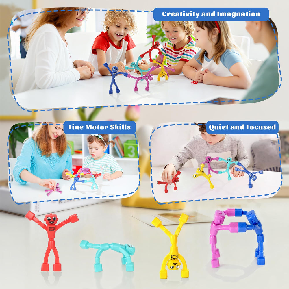 Compact Mruikeny travel toy collection perfect for airplanes and cars.