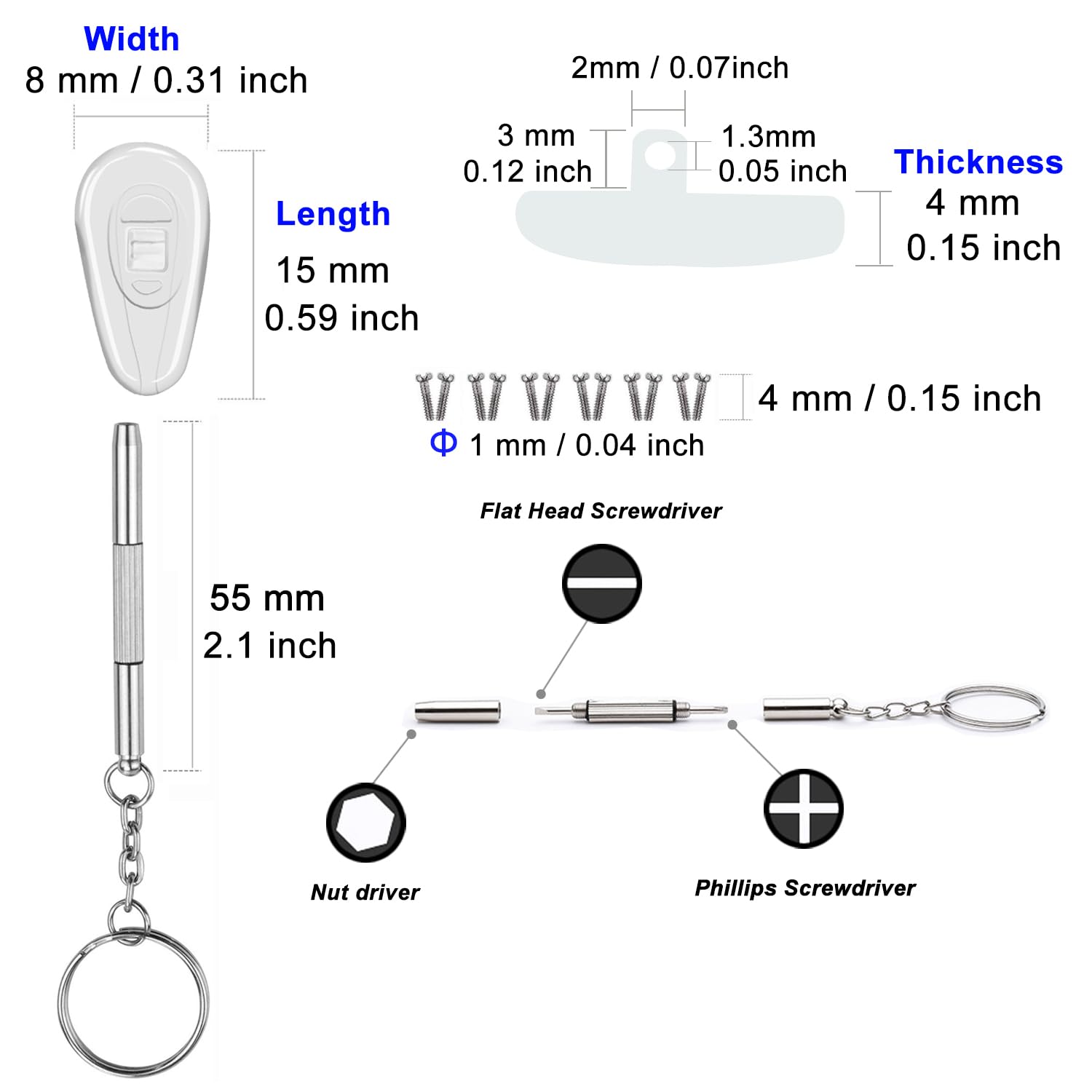 Mr.ZzjOOj compatible with prescription and reading glasses for comfortable wear.