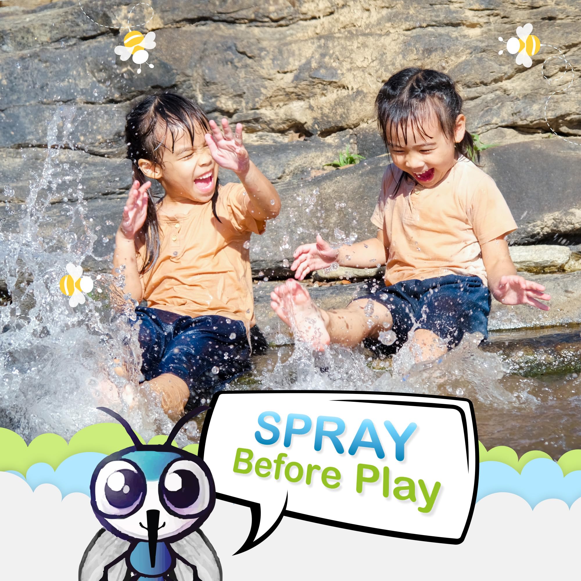 Ms. Pixie's Mosquito Repellent 3 oz bottle ideal for travel.