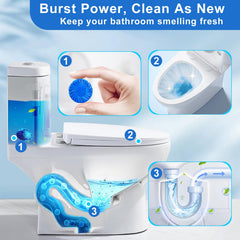 Msvvko fragrance-cleaner-tabs illustrate floral scent that helps neutralize bathroom odors.