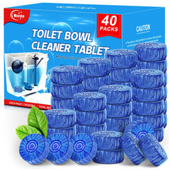 Msvvko toilet tabs 40pcs pack for automatic cleaning with every flush.