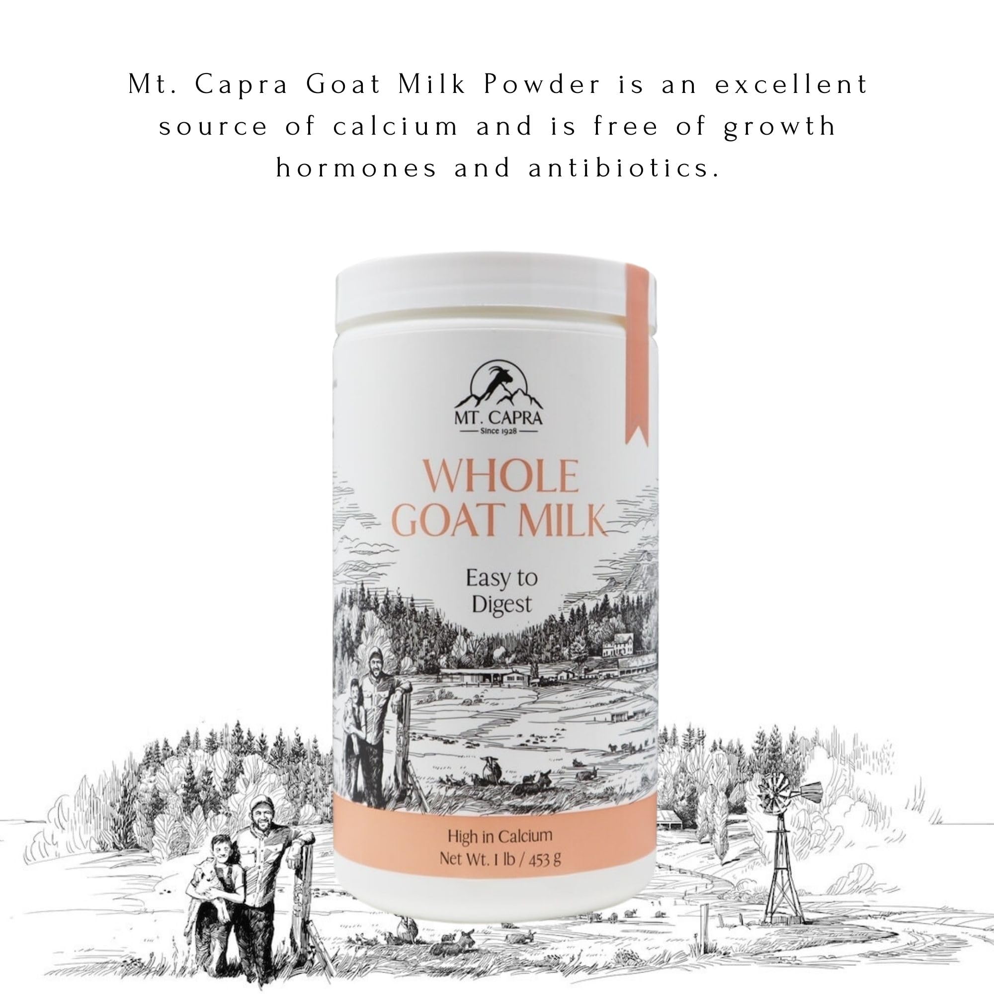 Mt Capra Goat Milk Powder dissolving in water for a smooth substitution.