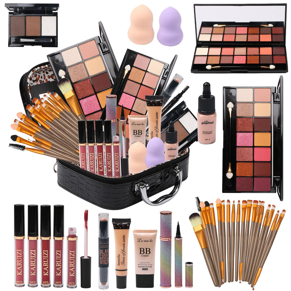 MTDXILTAI all-in-one makeup bag for portable storage and easy organization.