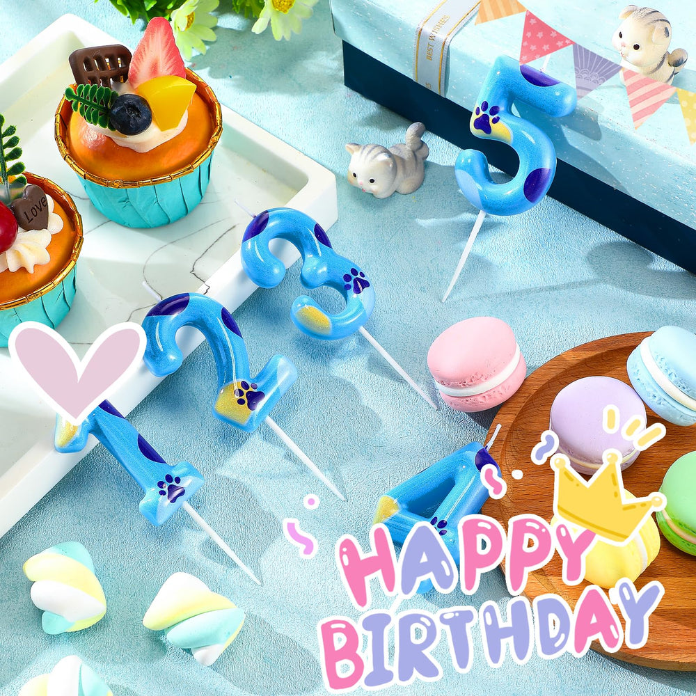 MTLEE birthday candles feature a stable base for upright display.