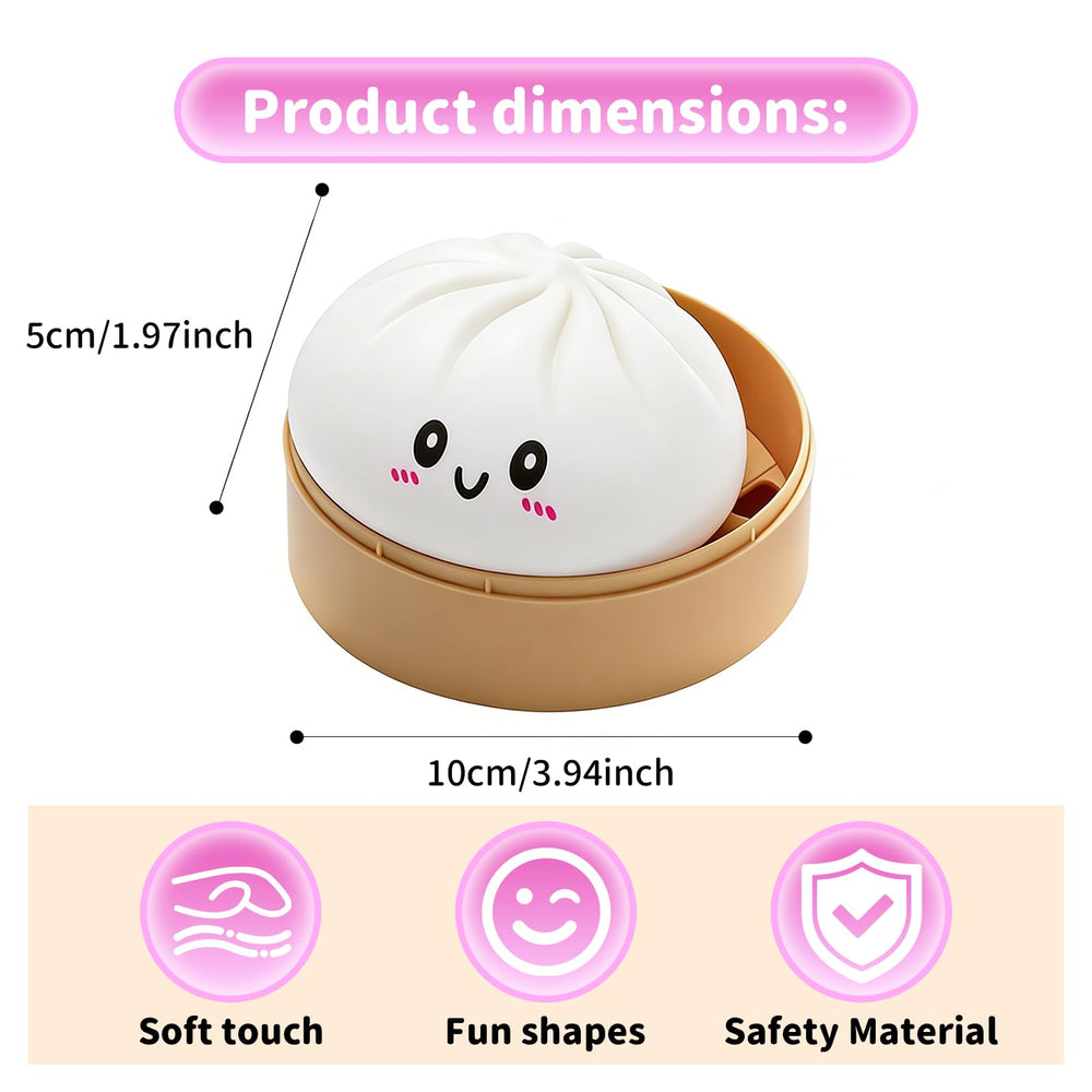 mtlsttbd dumpling squishy toy white packaging image highlighting gift ready fun