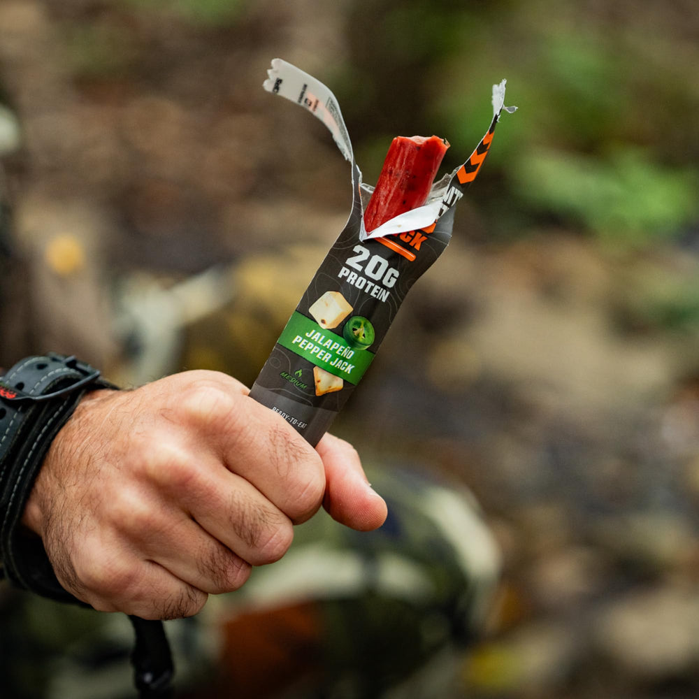 MTN OPS Big Stick texture close-up shows peppery bite.