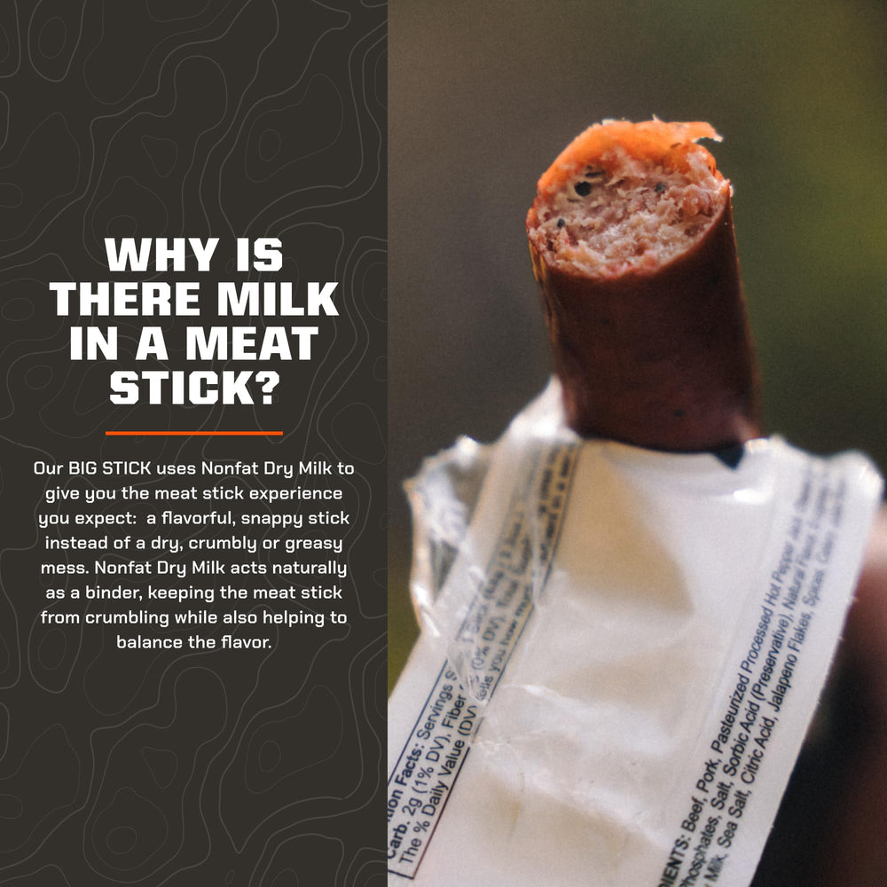 MTN OPS Big Stick travel-friendly snack for quick energy.