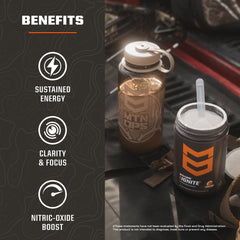 MTN OPS Ignite in glass with Rocky Mountain Rickey flavor