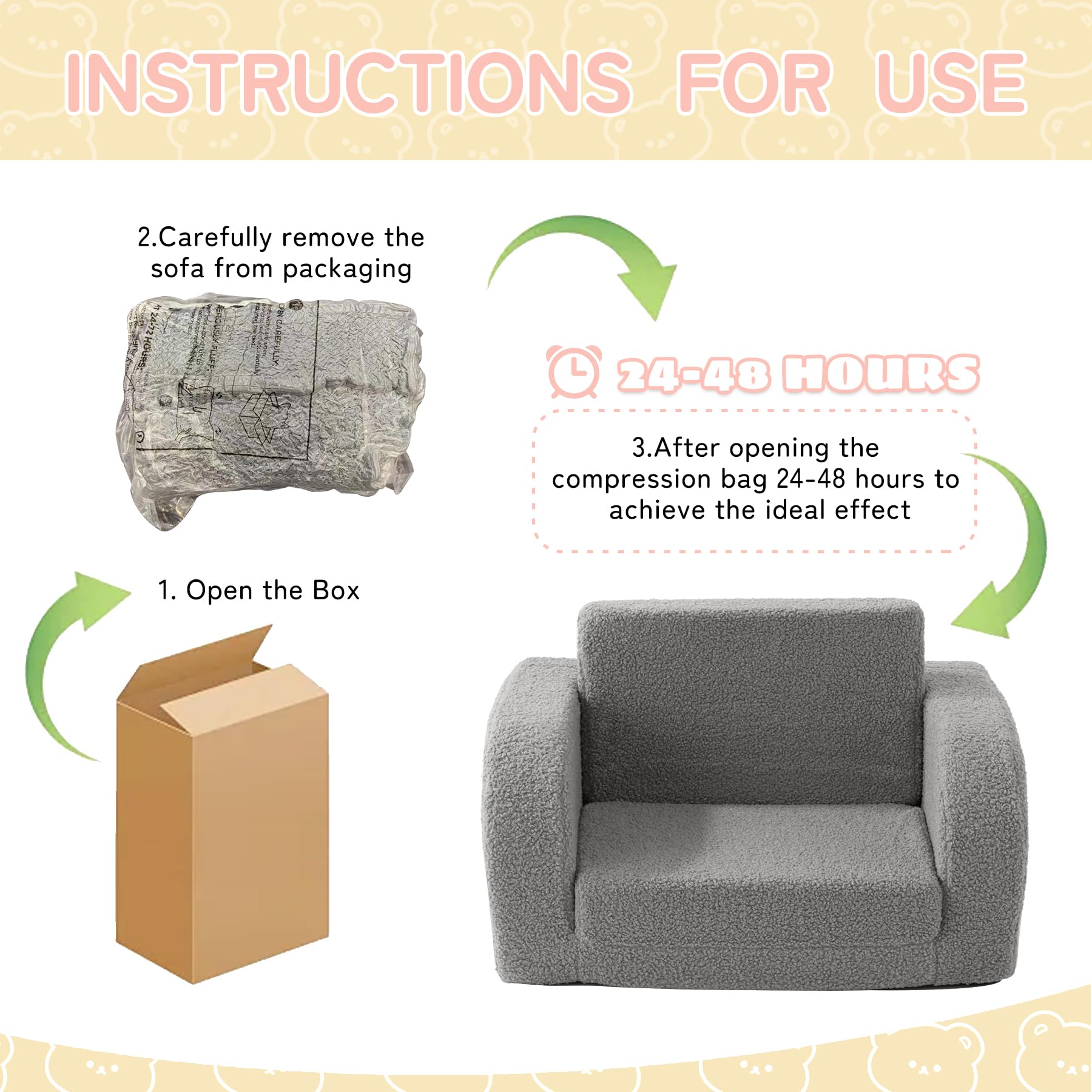 MuaMelop toddler couch detachable washable cover simplifies cleanup after messes.