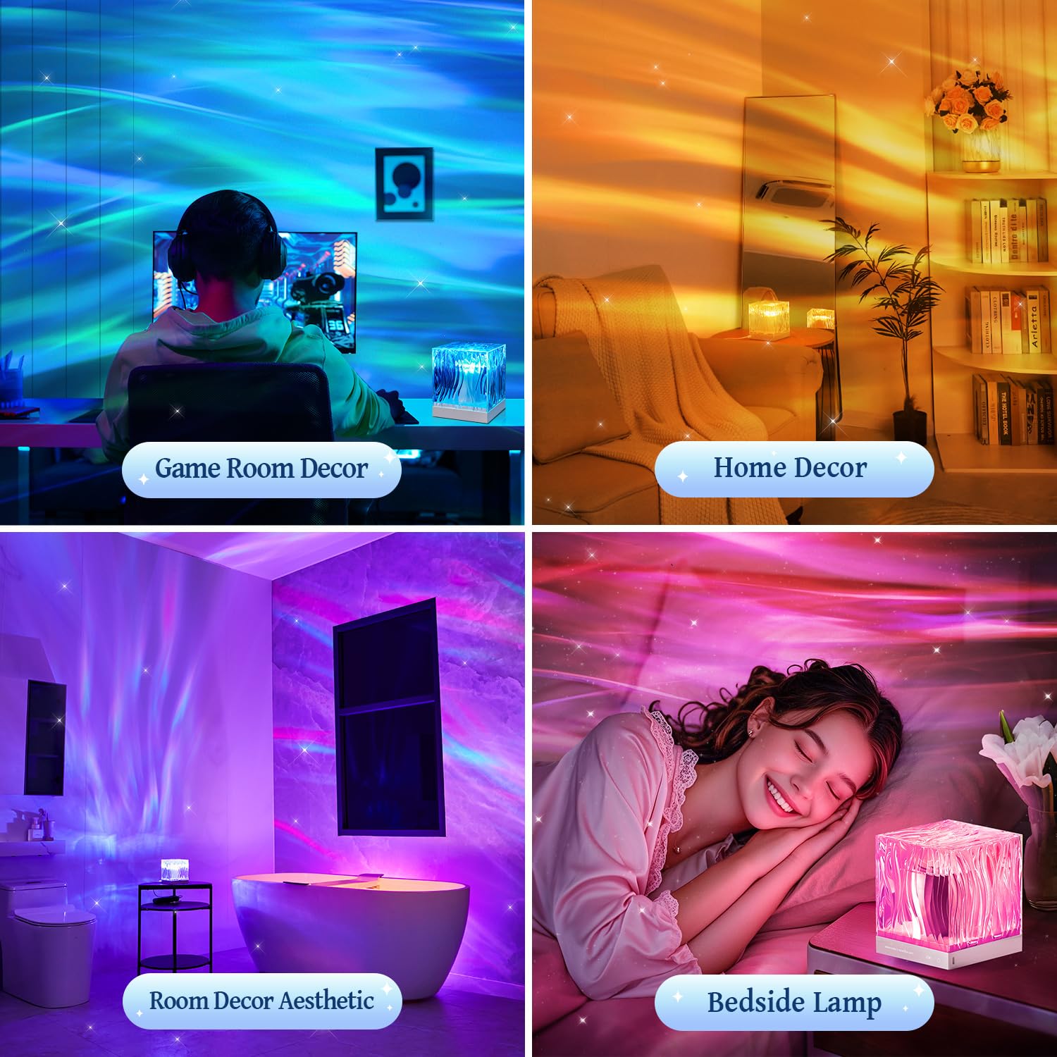 Mubarek dimmable night light offers stepless brightness for kids.