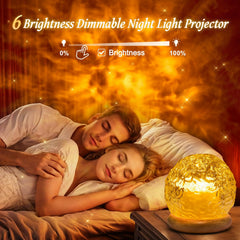 Mubarek crystal projector remote and timer for worry-free nights