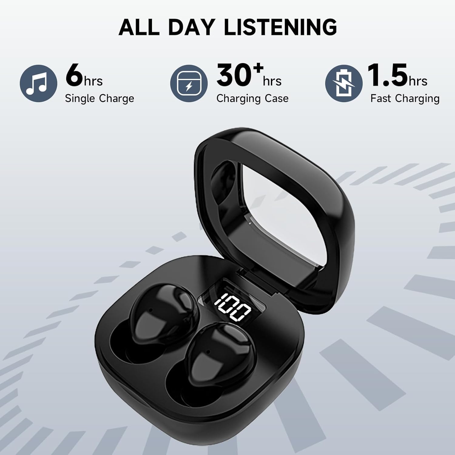 Mudtun Premium Sound Sleep Earbuds deliver rich, layered audio for relaxation.