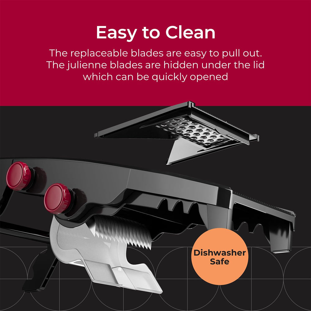 Mueller Austria mandoline cheese slicer and grater in one compact tool
