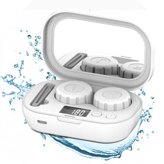 mUGLE portable ultrasonic lens cleaner front view for travel-ready cleaning