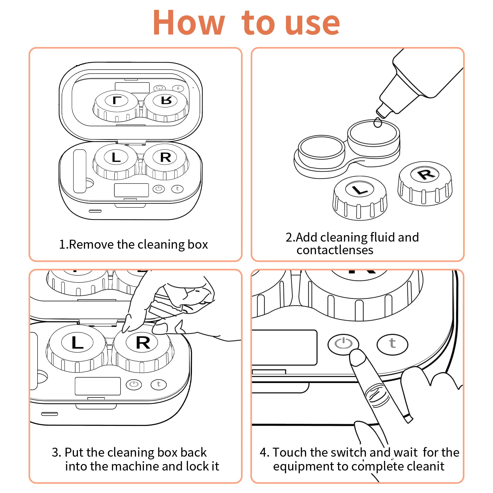 mUGLE mirror with lens boxes highlights organized, user-friendly care